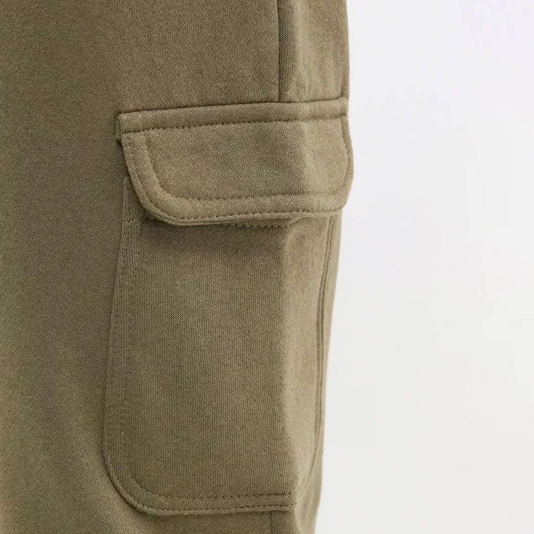 High-Waisted Cargo Pants