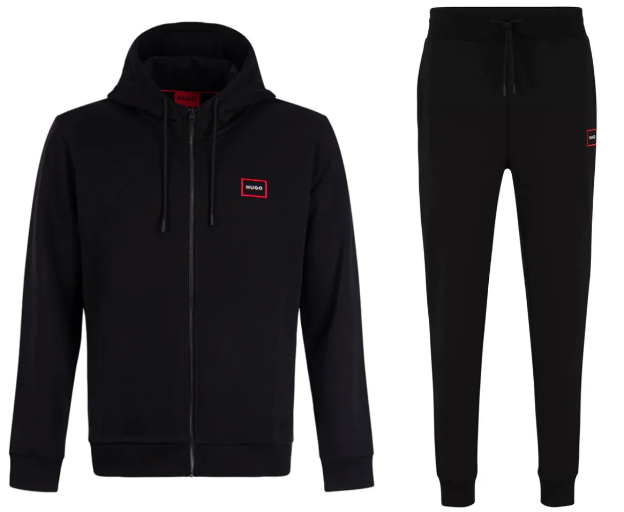 Hugo Boss 50481342-001/50481335-001 Black Tracksuit