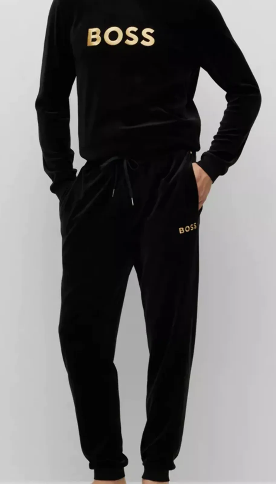 Hugo Boss 50485863-001/50485849-001 Black Tracksuit