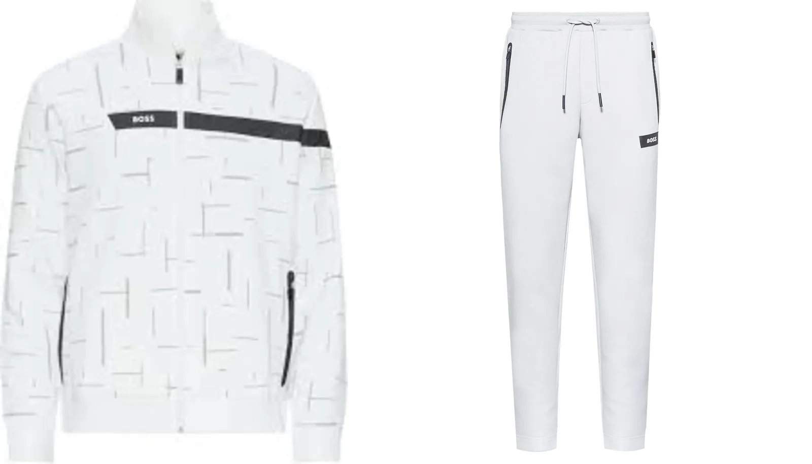 Hugo Boss 50498275-100/50498274-100 White Tracksuit