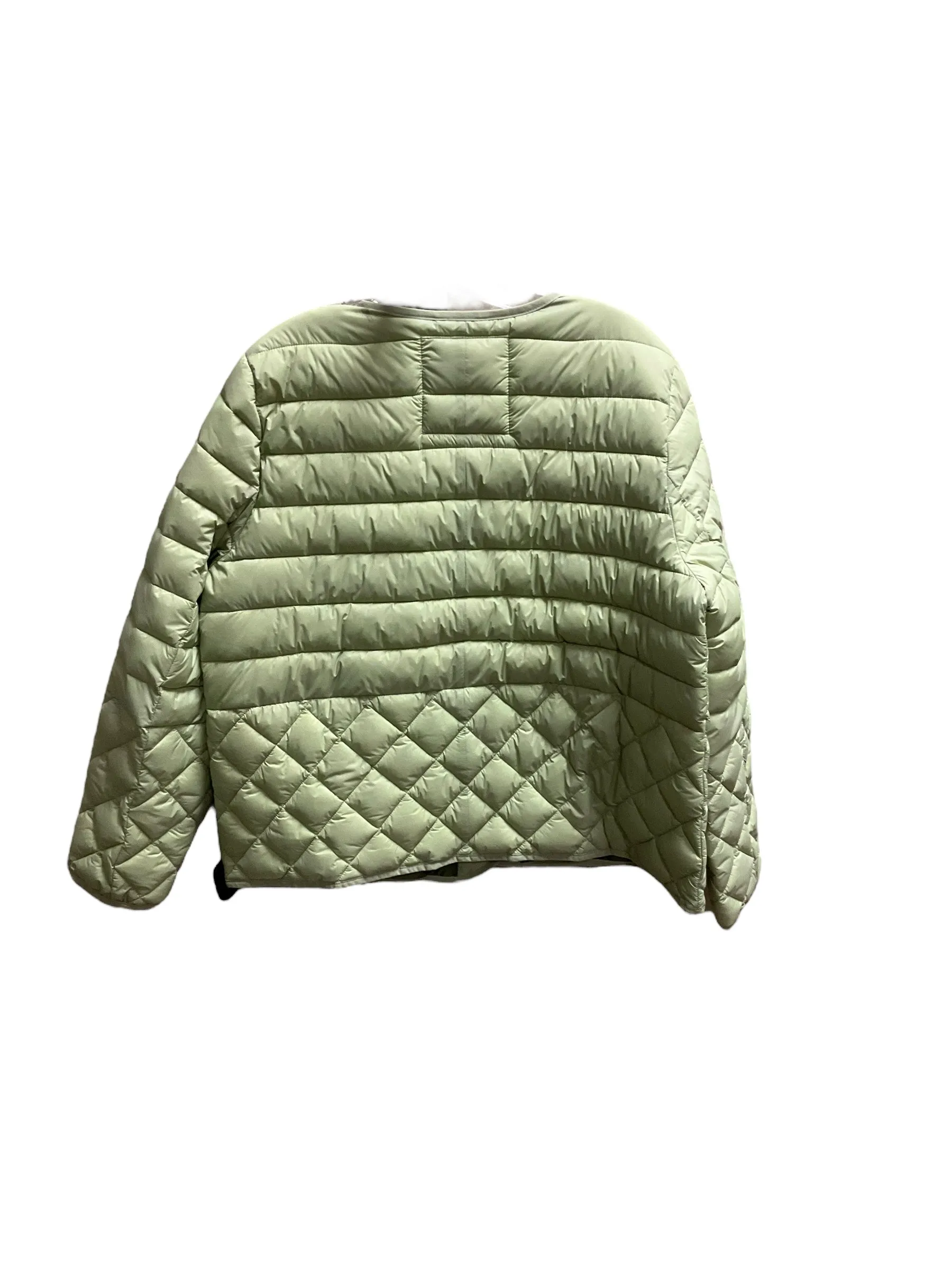 Jacket Puffer & Quilted By J. Crew In Green, Size: Xl