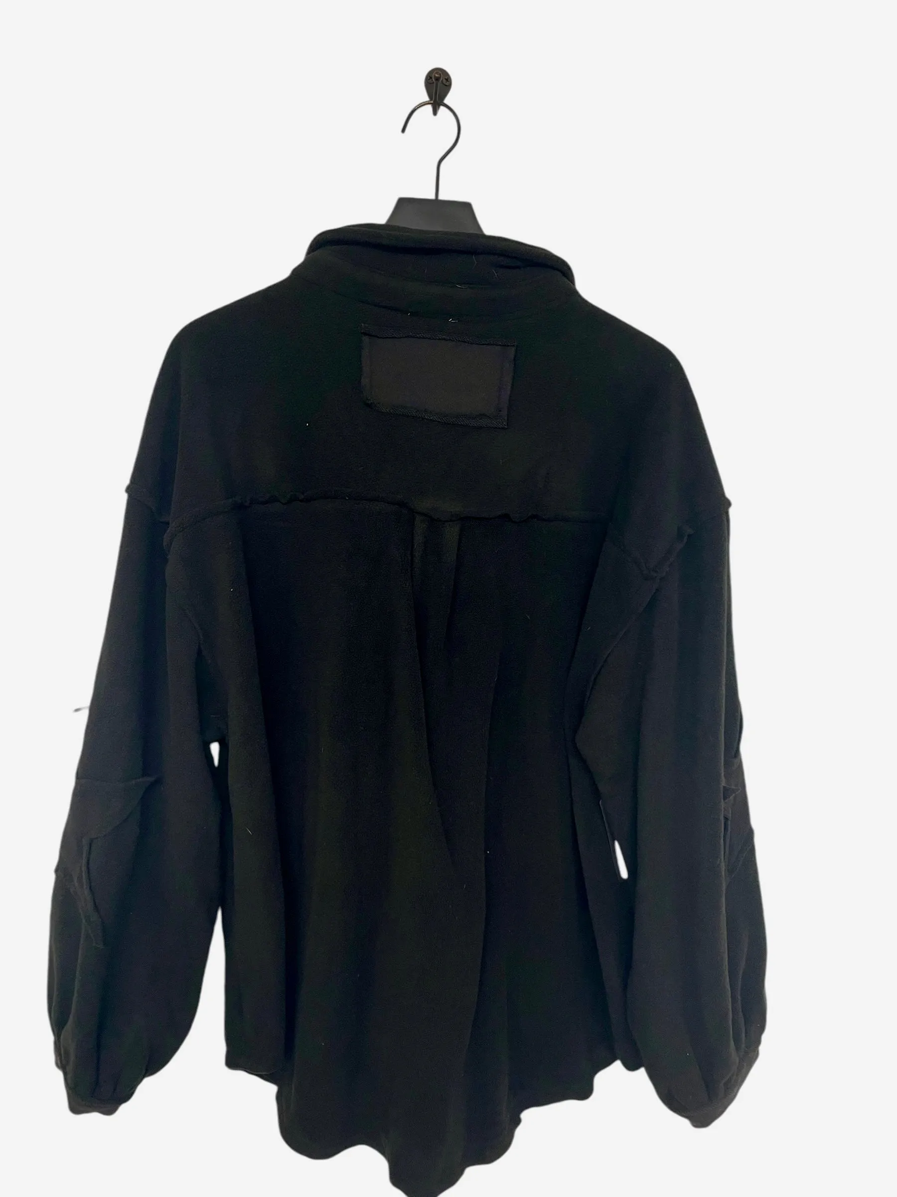 Jacket Shirt By Pol In Black, Size: M