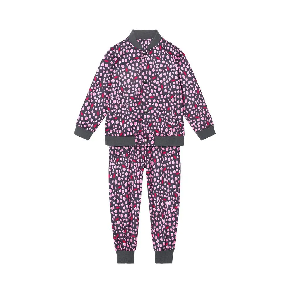 Kids Retro Tracksuit Jacket - Pink