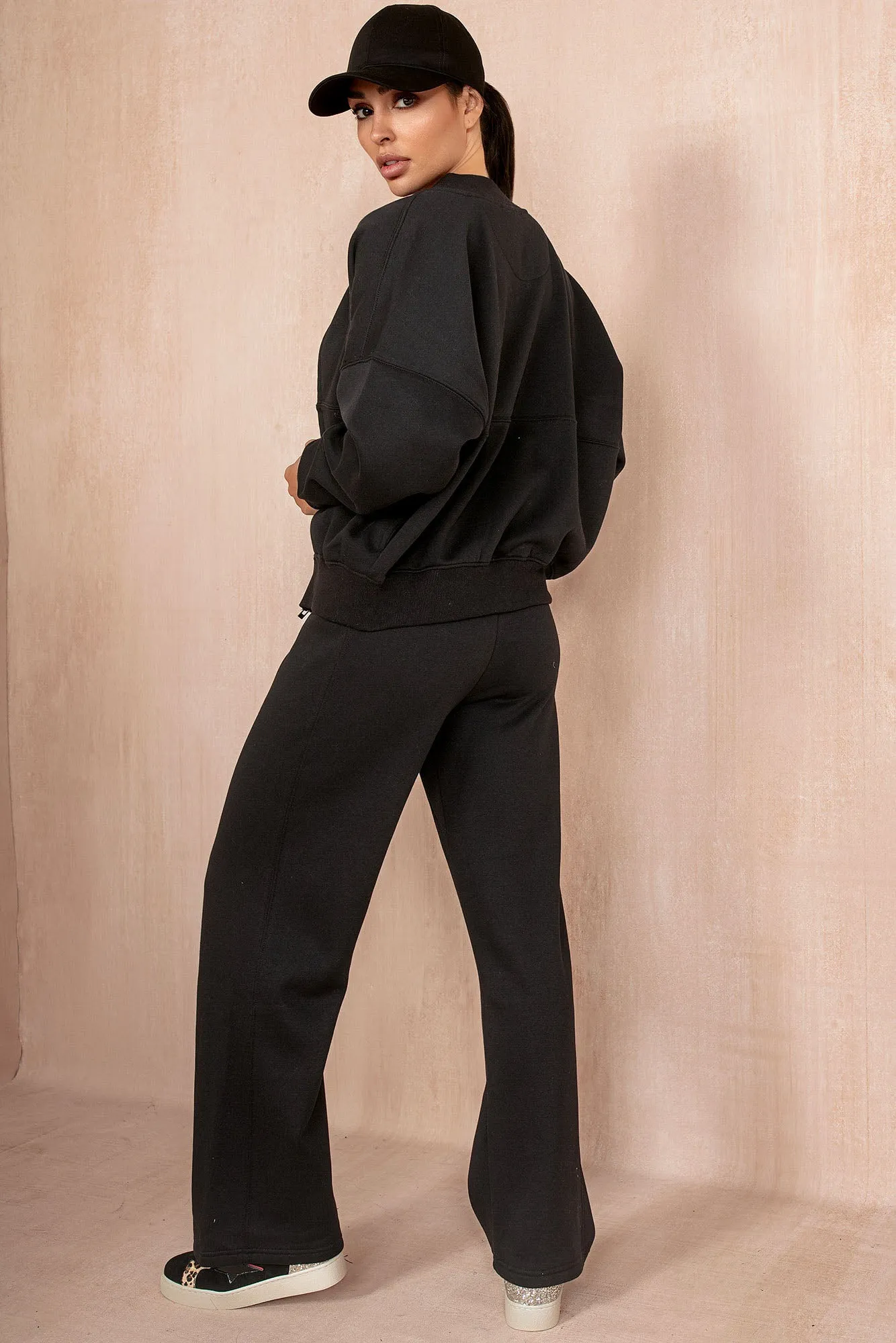 Kylie Black Tracksuit