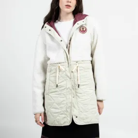 Leia Sherpa Puffer Jacket