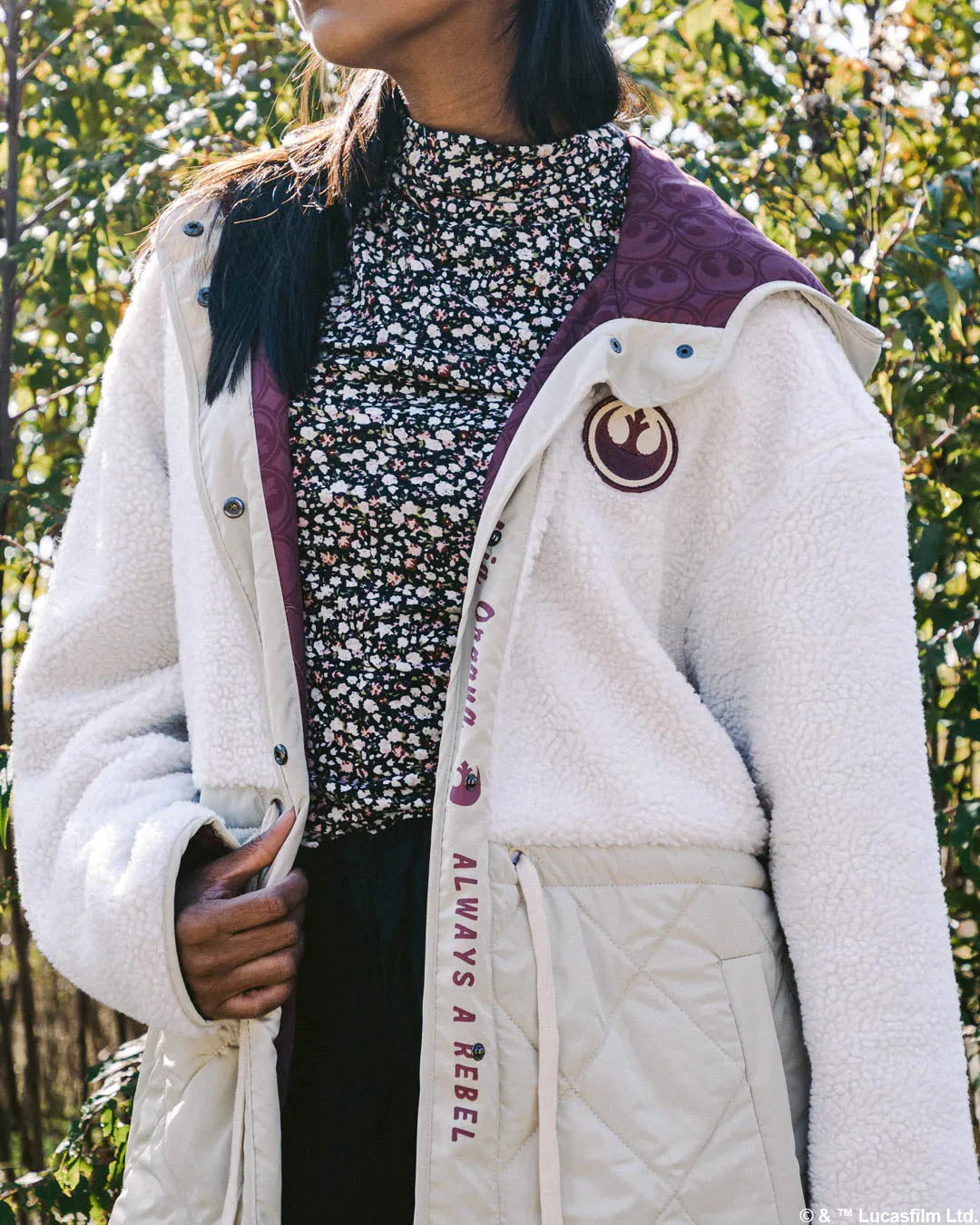 Leia Sherpa Puffer Jacket