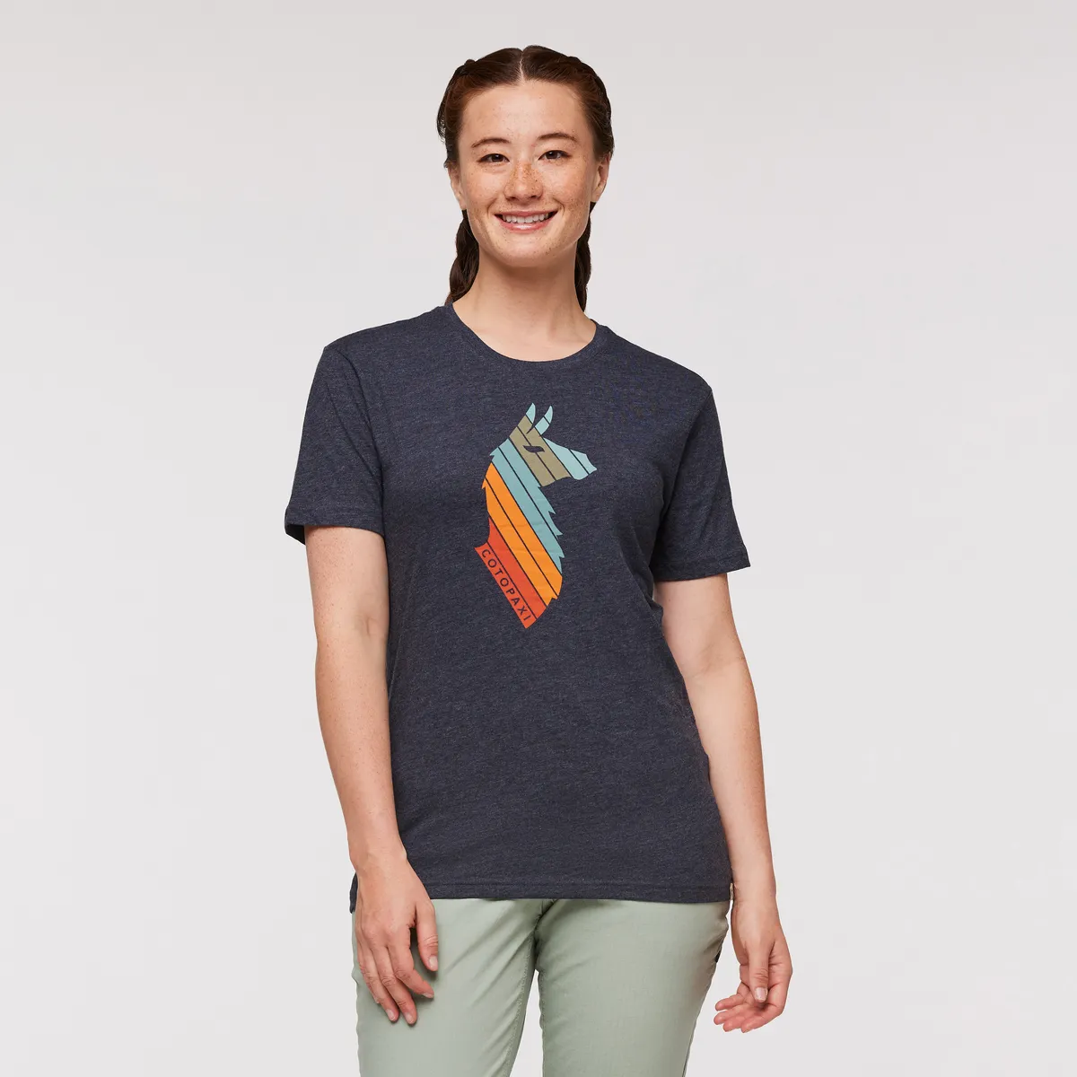 Llama Stripes T-Shirt - Women's