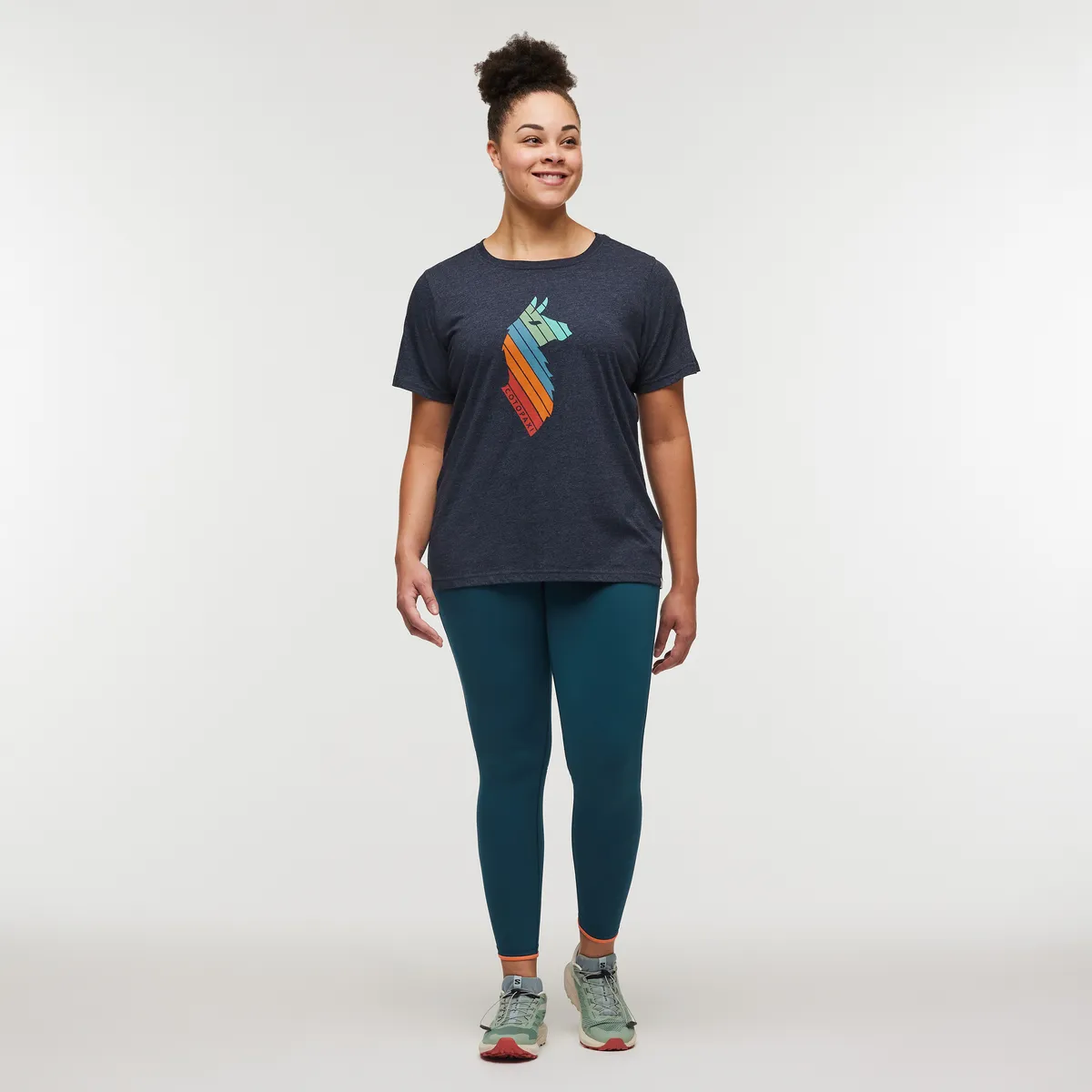 Llama Stripes T-Shirt - Women's