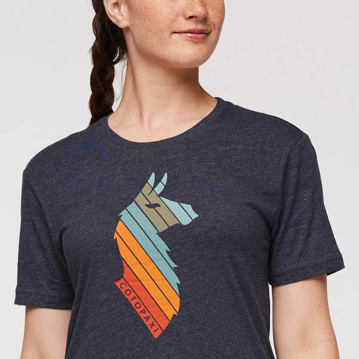 Llama Stripes T-Shirt - Women's