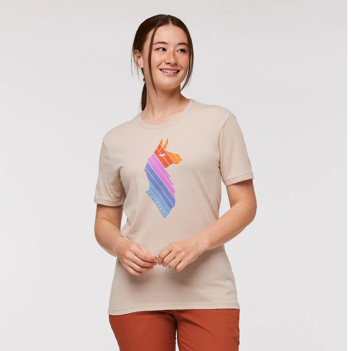 Llama Stripes T-Shirt - Women's