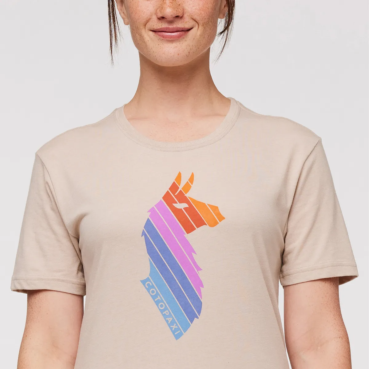 Llama Stripes T-Shirt - Women's