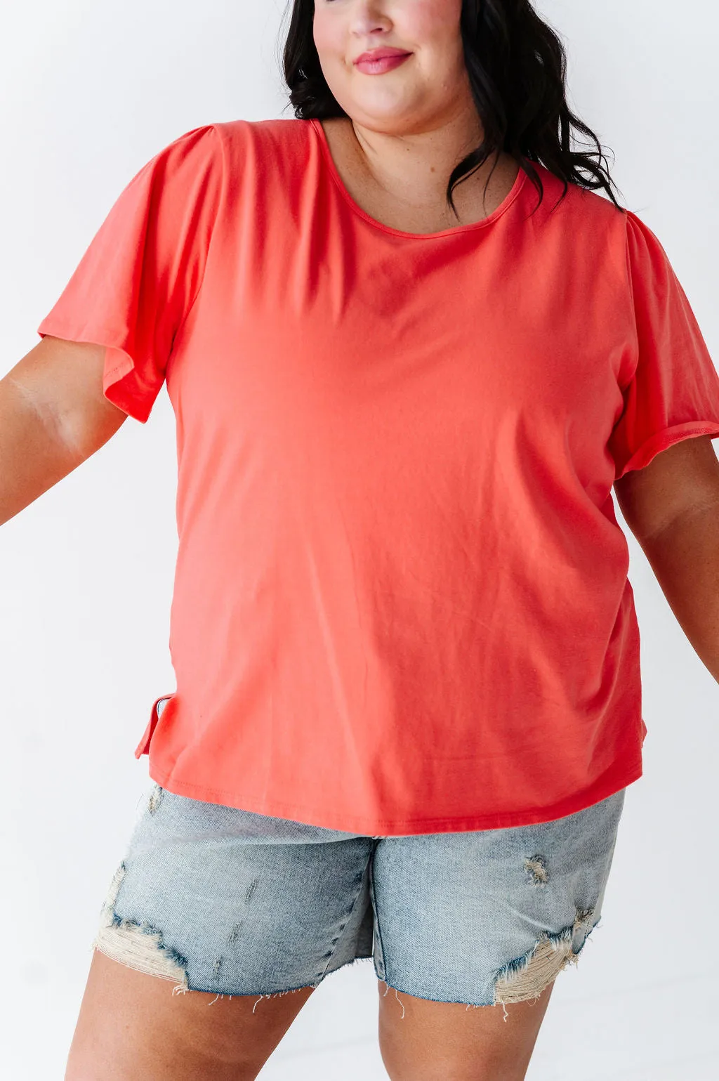 Marissa Top in Coral