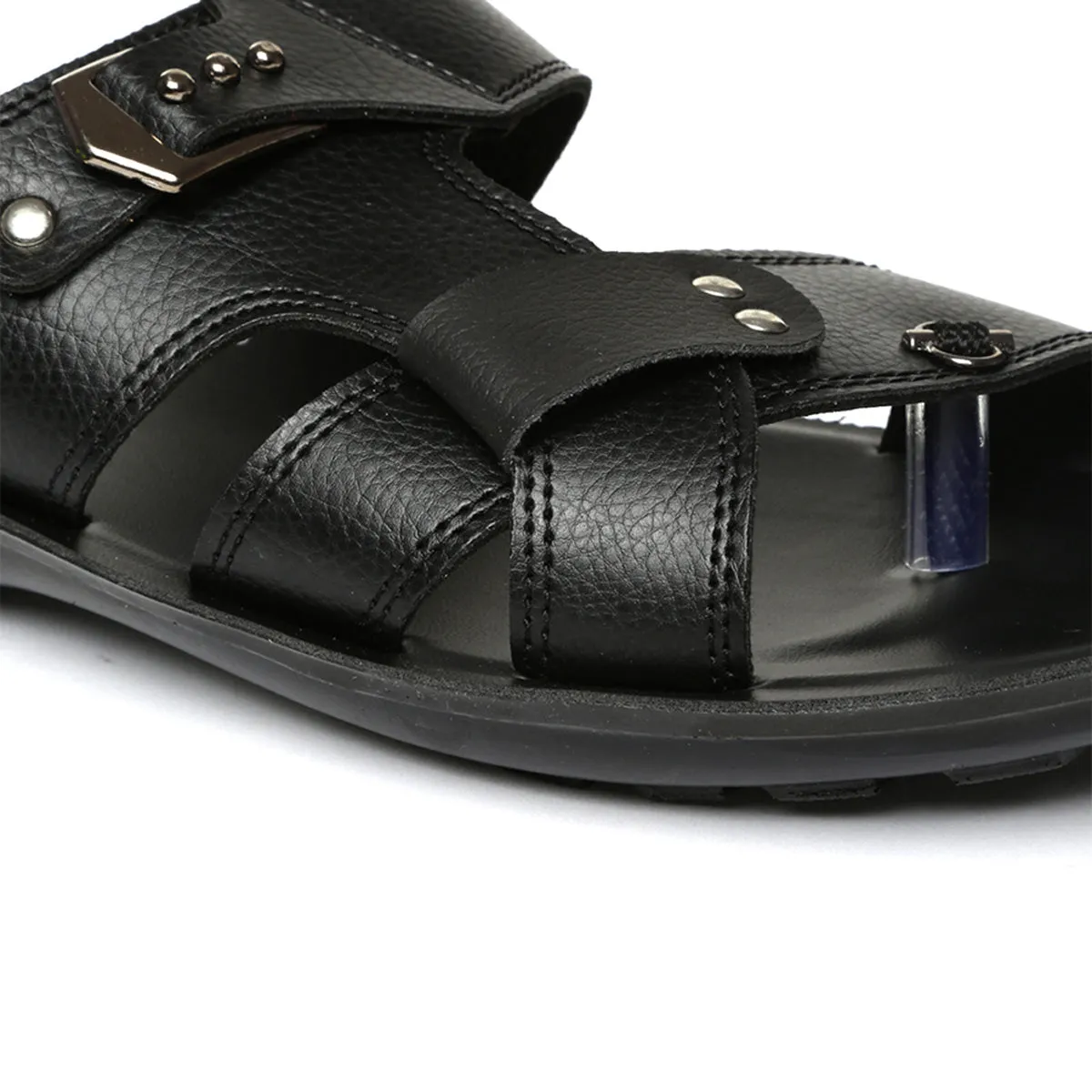 Men's Black Vertex Flip-Flops