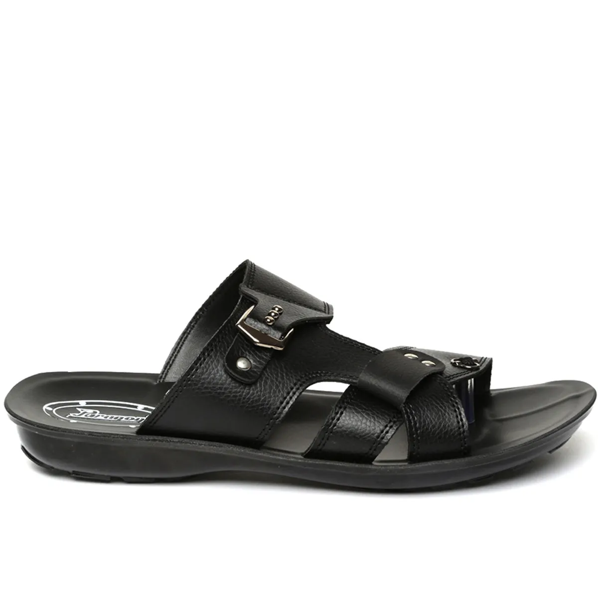 Men's Black Vertex Flip-Flops