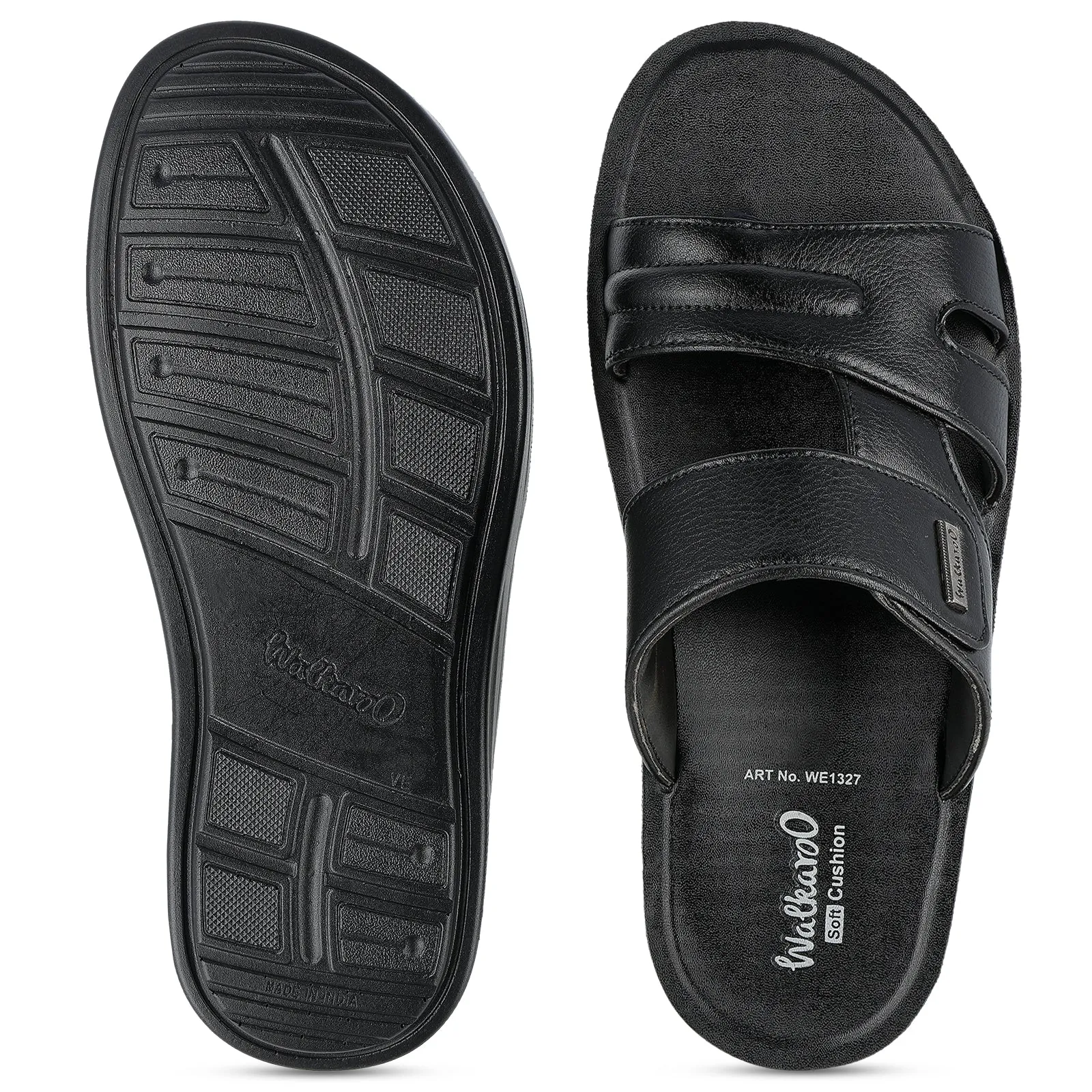 Men's Office Wear Sandals - WE1327 Black