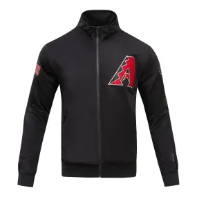 MLB ARIZONA DIAMONDBACKS CLASSIC MEN'S TRACK JACKET (BLACK)