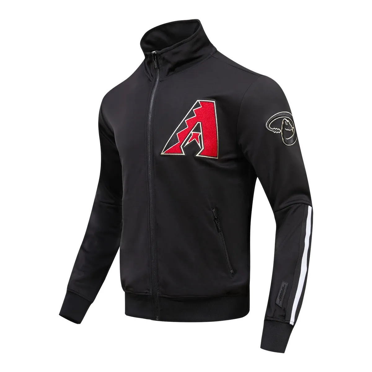 MLB ARIZONA DIAMONDBACKS CLASSIC MEN'S TRACK JACKET (BLACK)