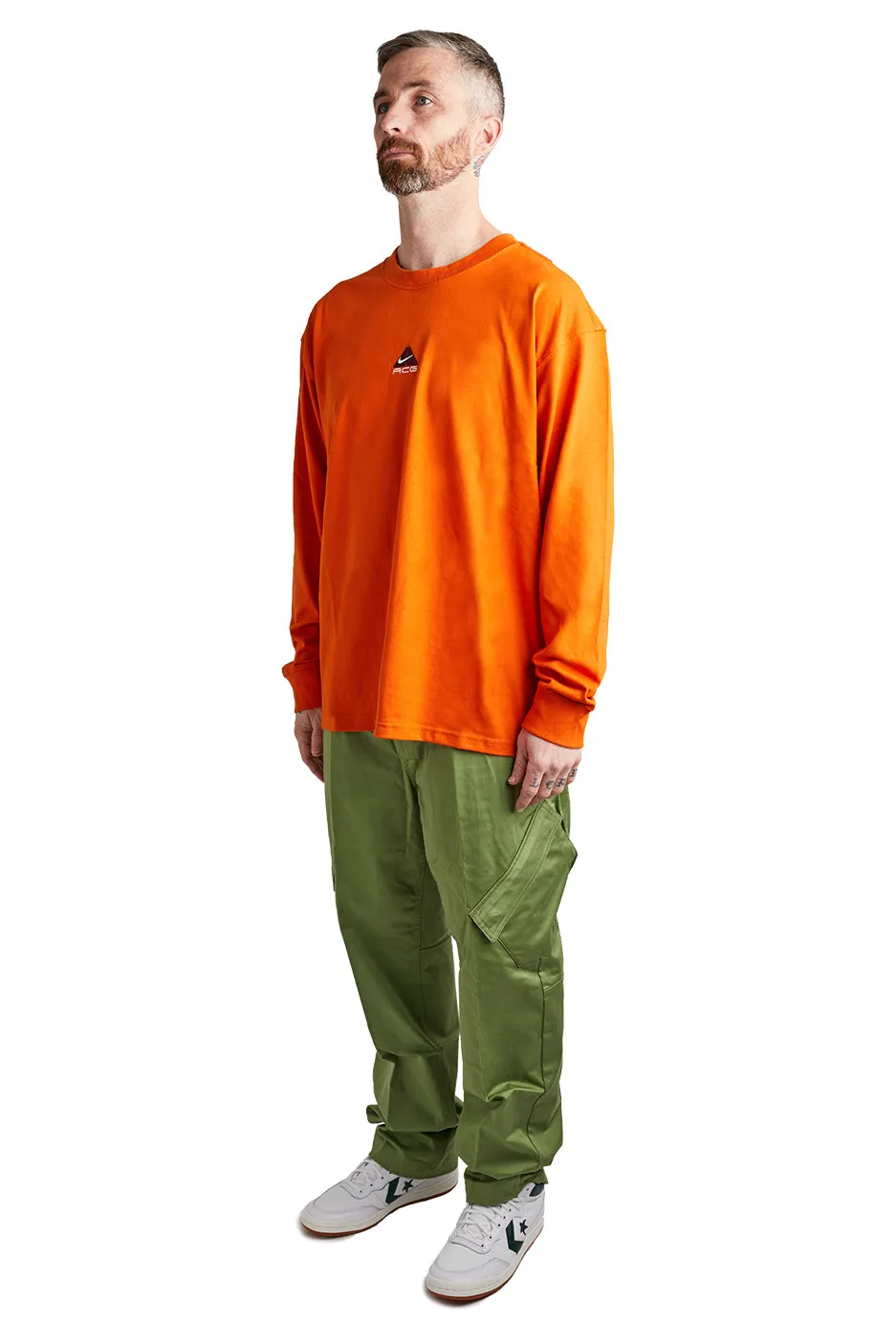 Nike ACG "Lungs" LS Tee 'Campfire Orange/Summit White'