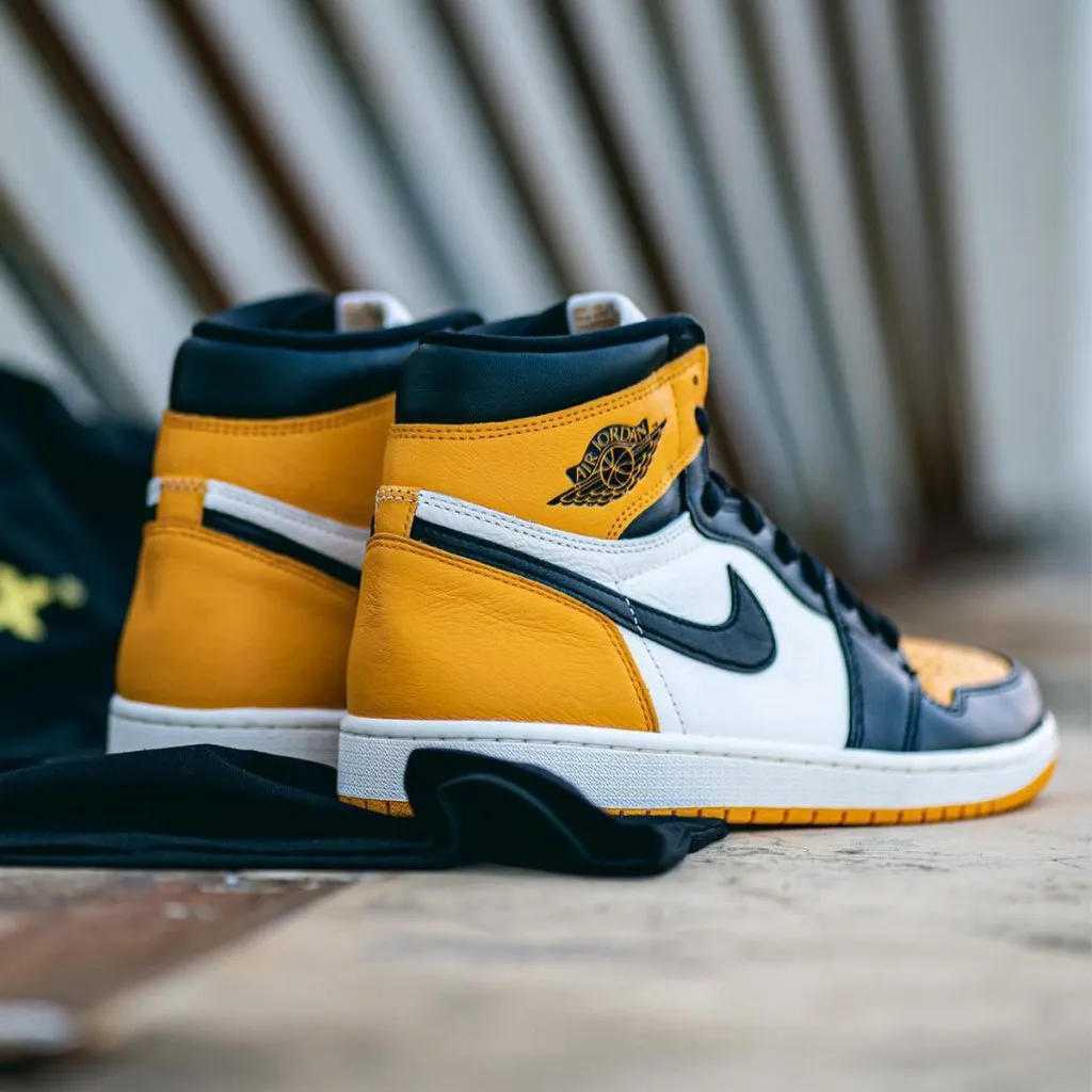 Nike Air Jordan 1 Retro High OG Yellow Toe Men's