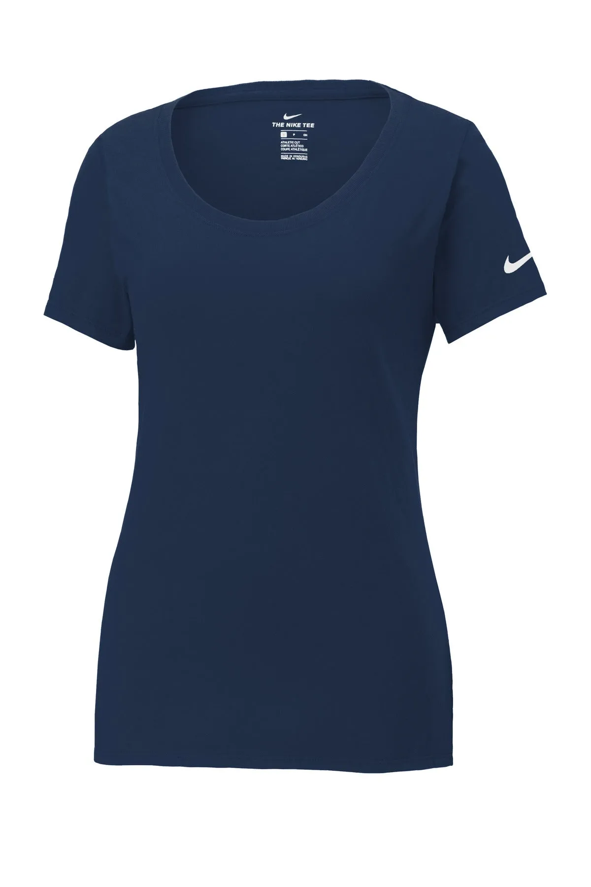 Nike Ladies Dri-FIT Cotton/Poly Scoop Neck Tee. NKBQ5234