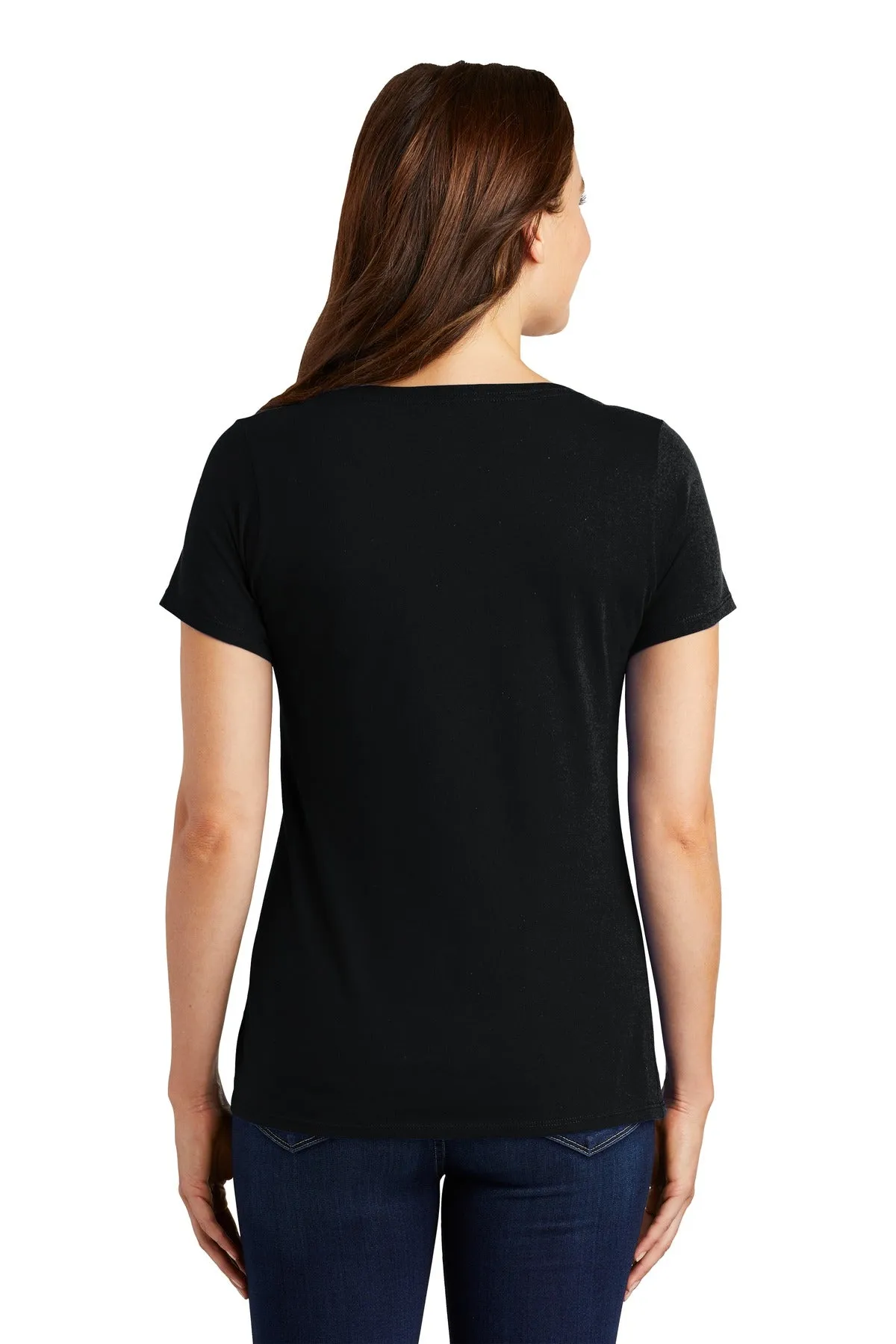 Nike Ladies Dri-FIT Cotton/Poly Scoop Neck Tee. NKBQ5234