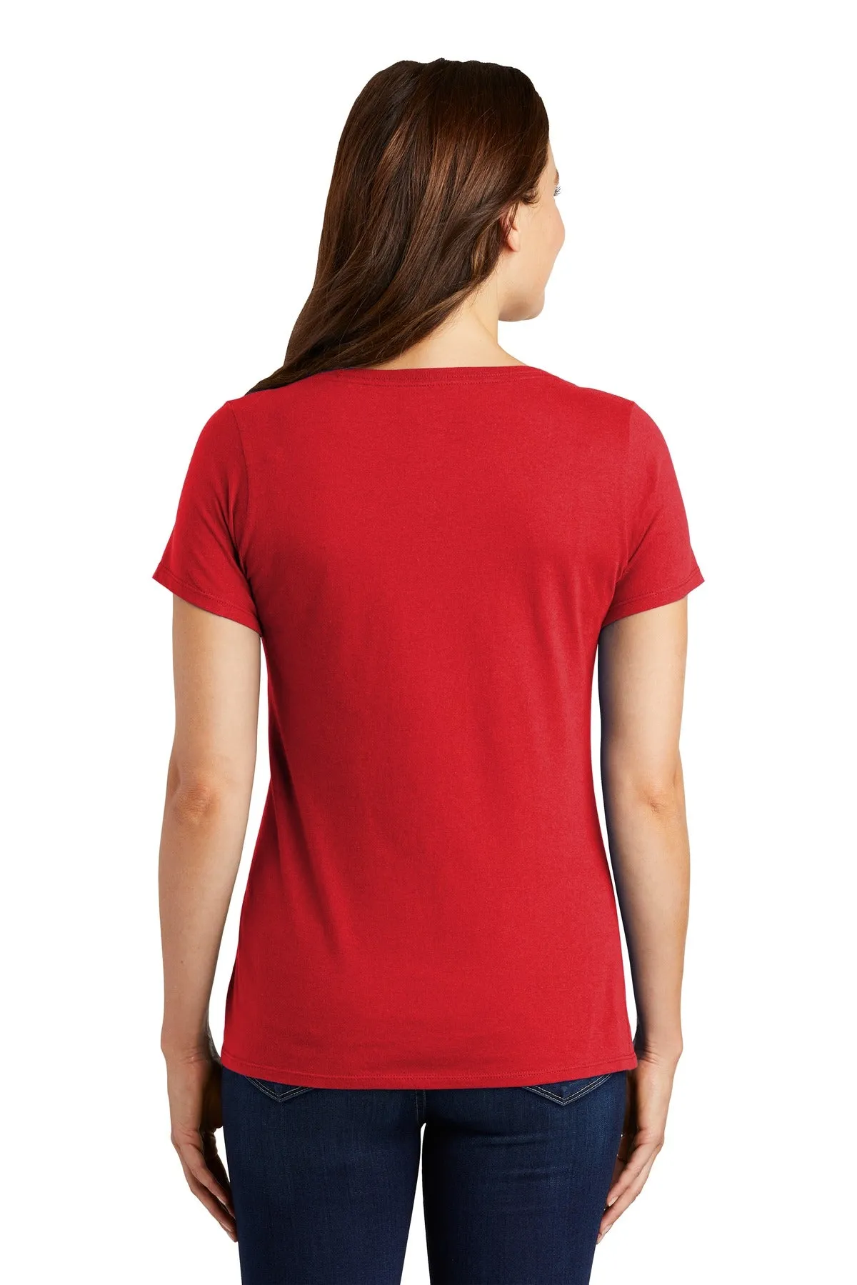 Nike Ladies Dri-FIT Cotton/Poly Scoop Neck Tee. NKBQ5234