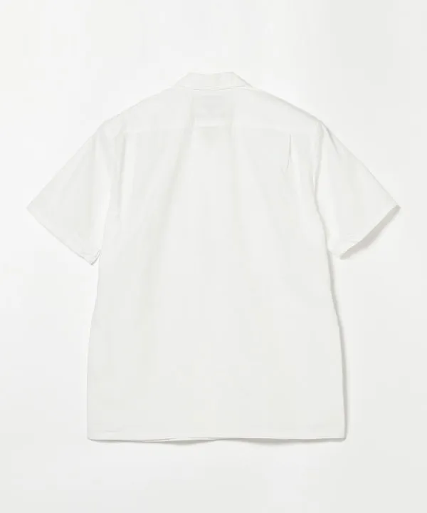 Open Collar Short Sleeve Peruvian Pima - White