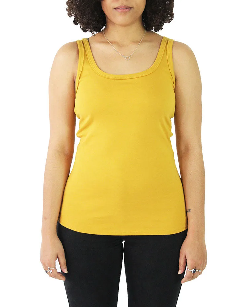 Pima Cotton Interlock Layering Tank