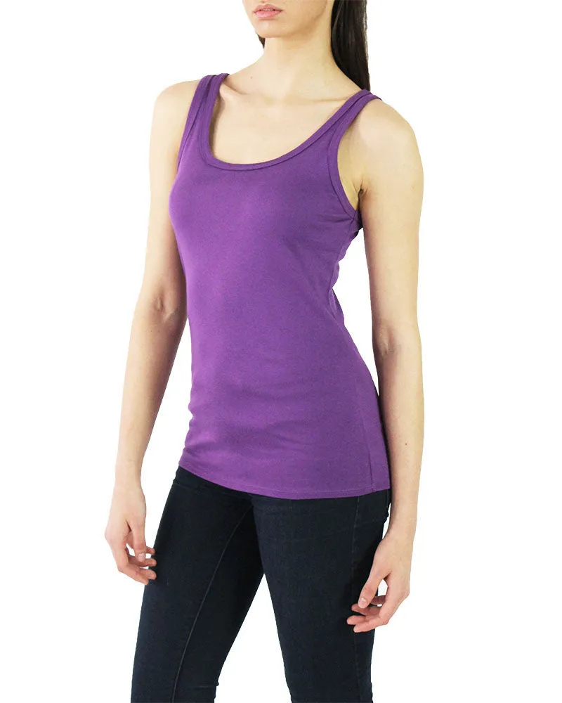 Pima Cotton Interlock Layering Tank