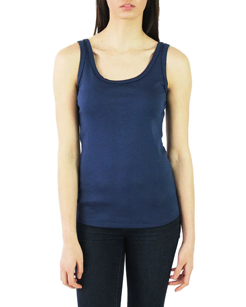 Pima Cotton Interlock Layering Tank