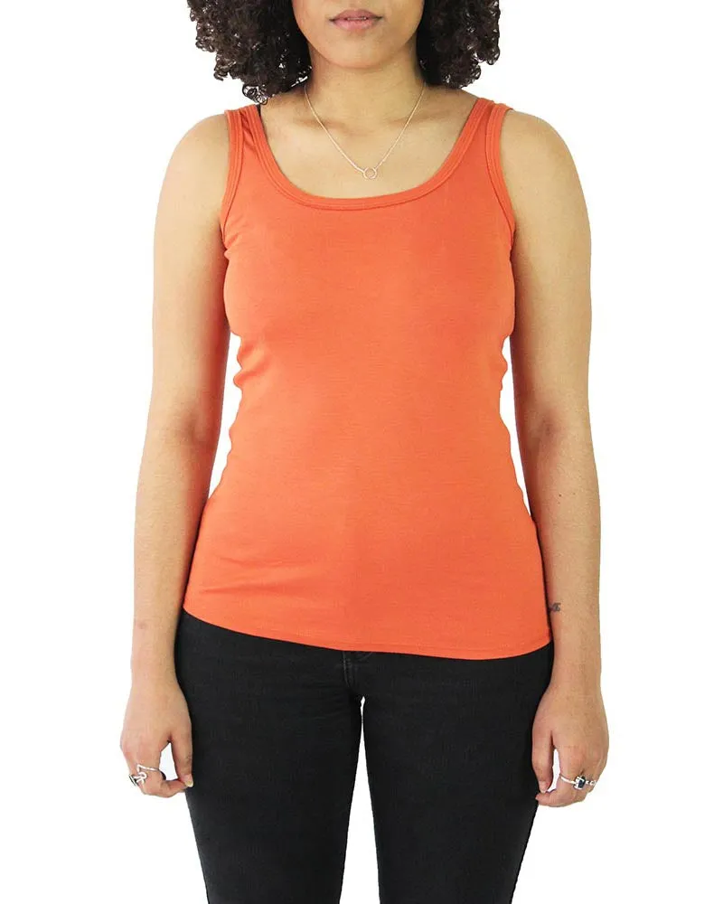 Pima Cotton Interlock Layering Tank