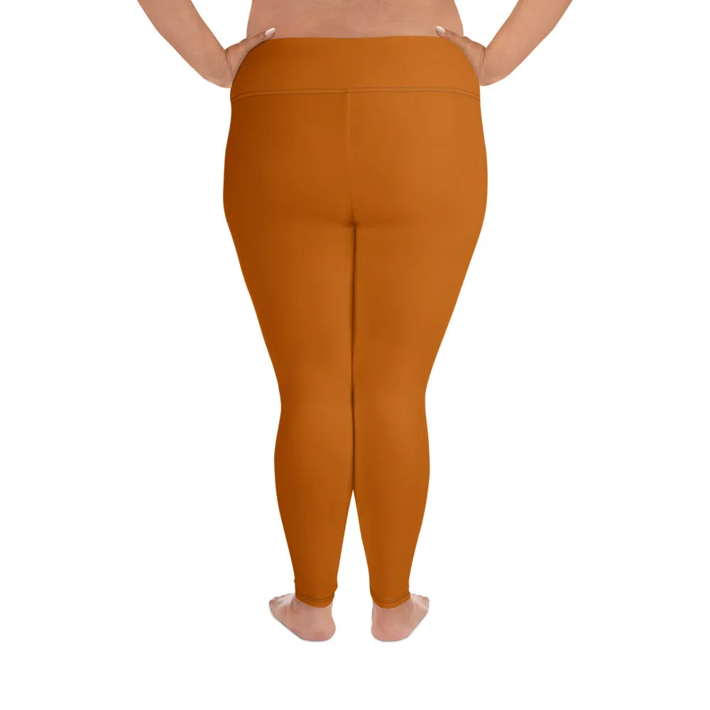 Plus Size Leggings Cinnamon