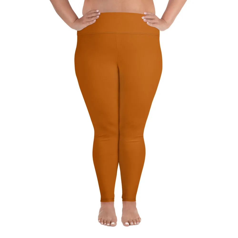 Plus Size Leggings Cinnamon