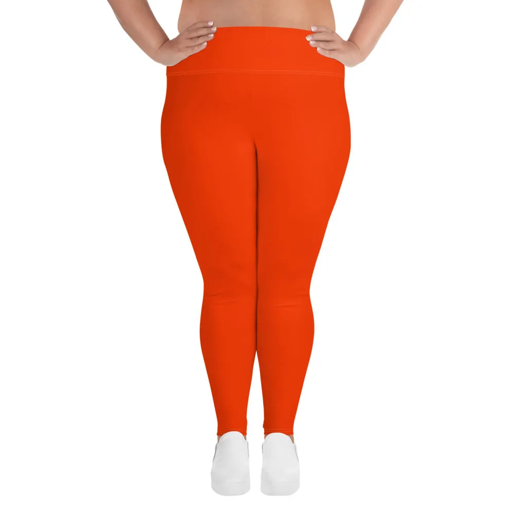 Plus Size Leggings Orange