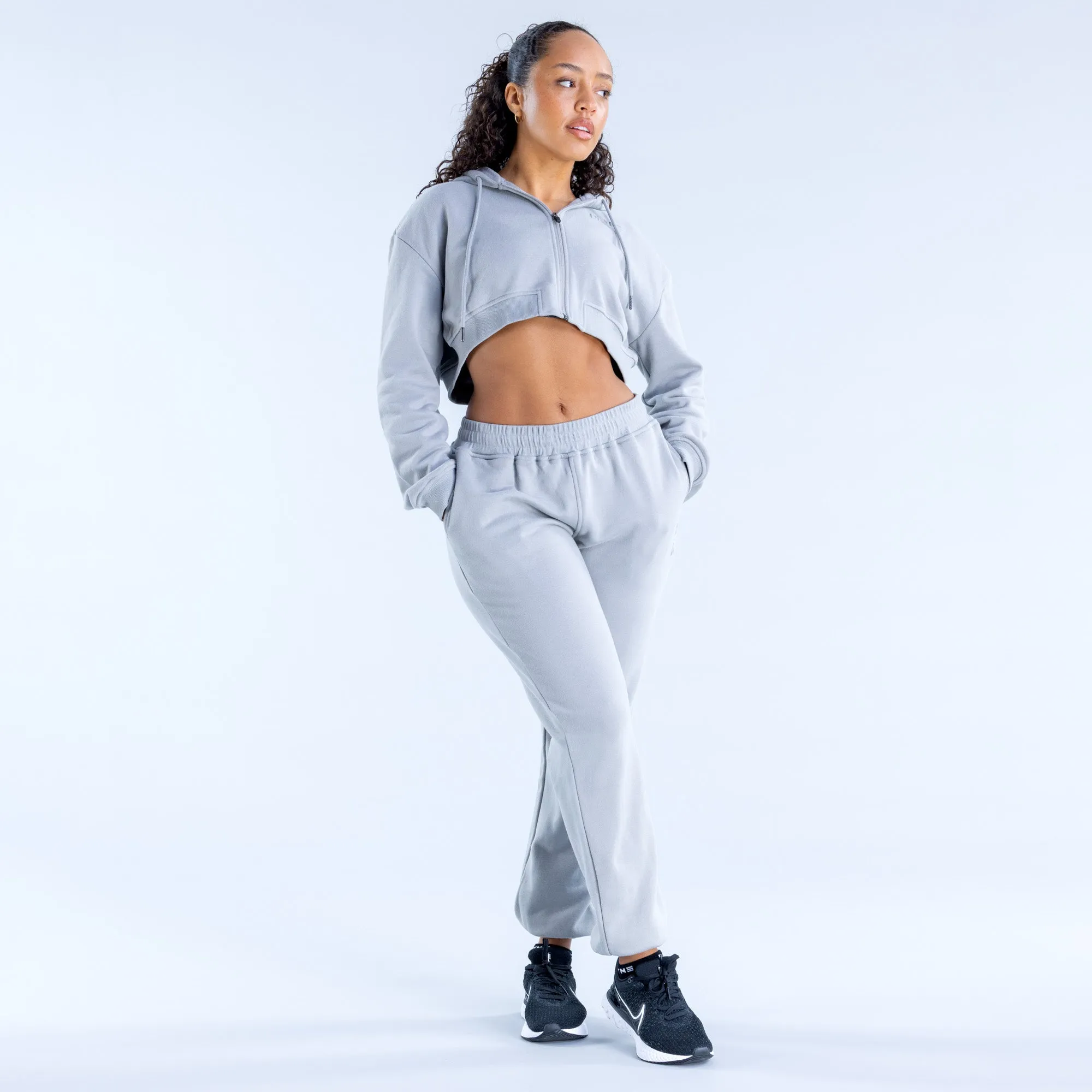 Revive Mid Weight Crop Zippy