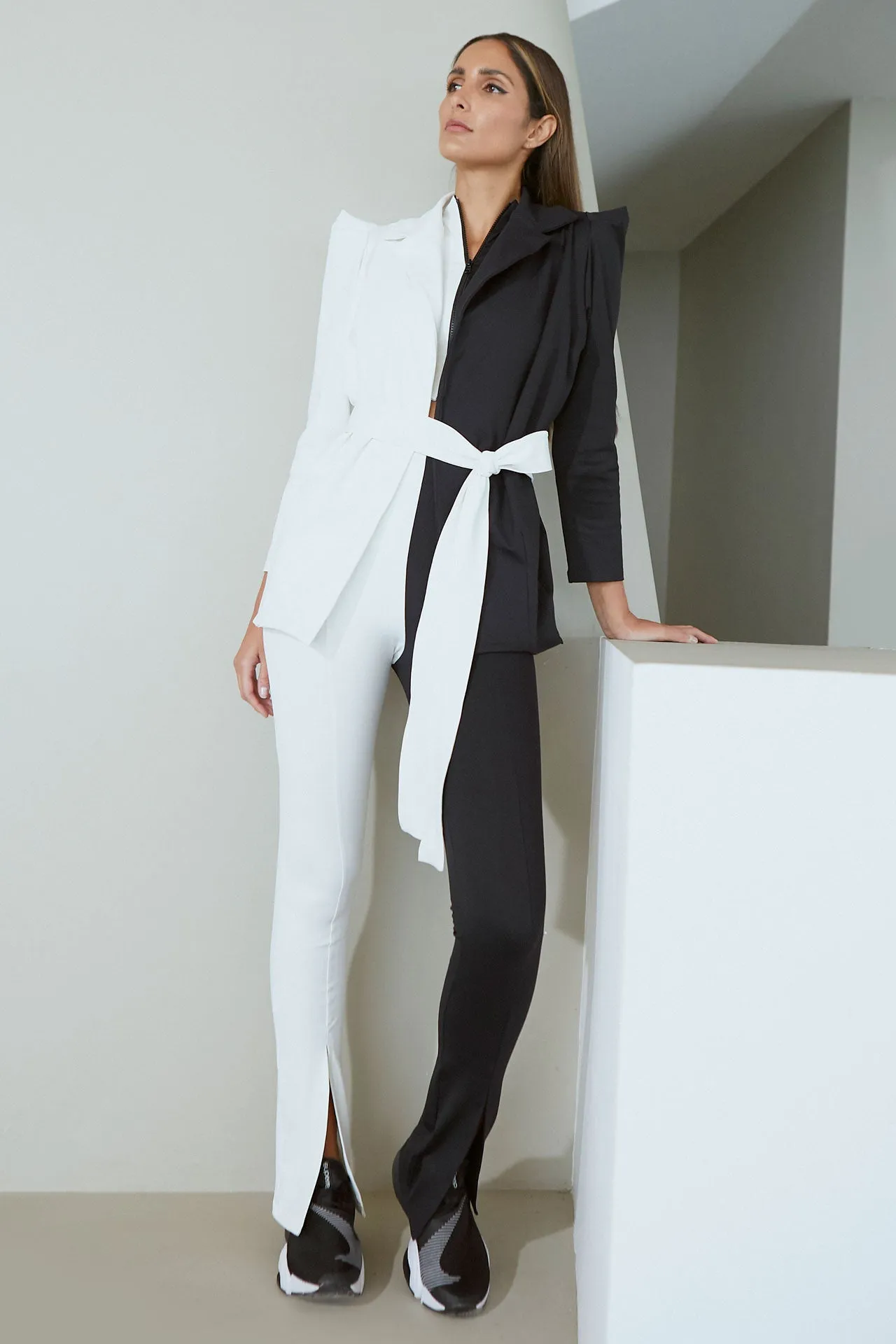 Shay Blazer Two-Toned Chantilly / Black