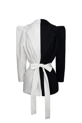 Shay Blazer Two-Toned Chantilly / Black