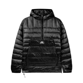 Shiny Anorak Puffer Jacket, Black