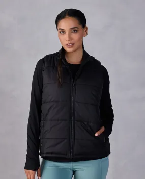 Sleeveless Puffer Jacket Black