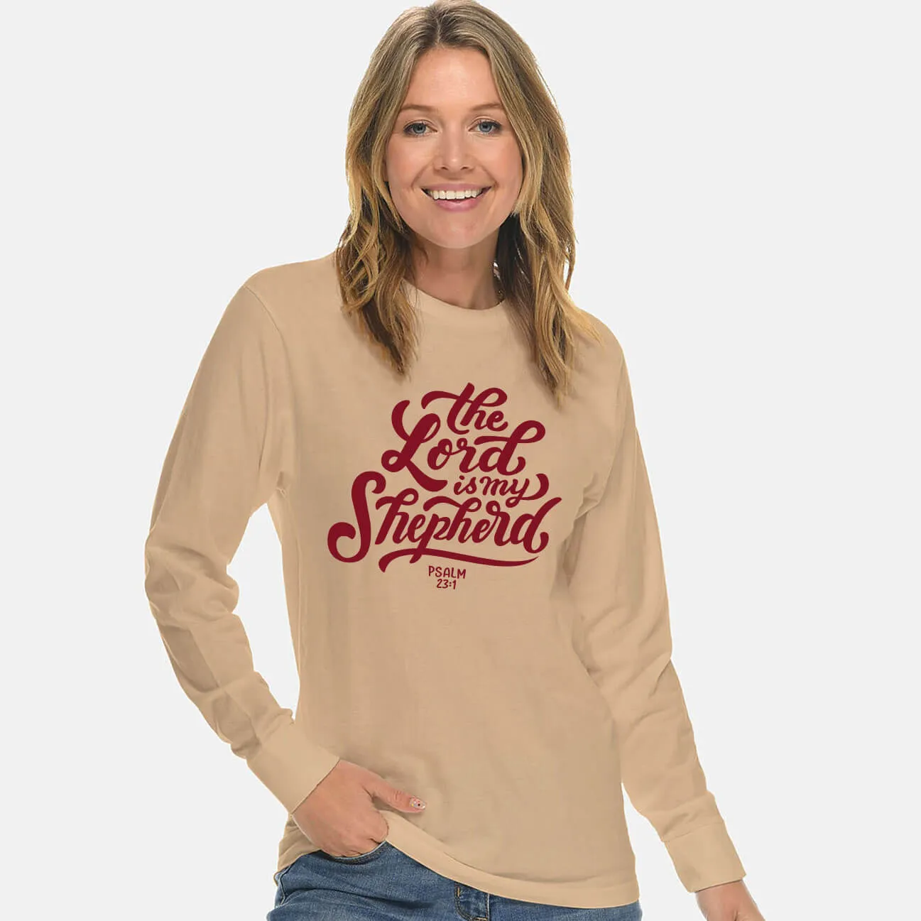 The Lord Is My Shepherd Unisex Long Sleeve T Shirt