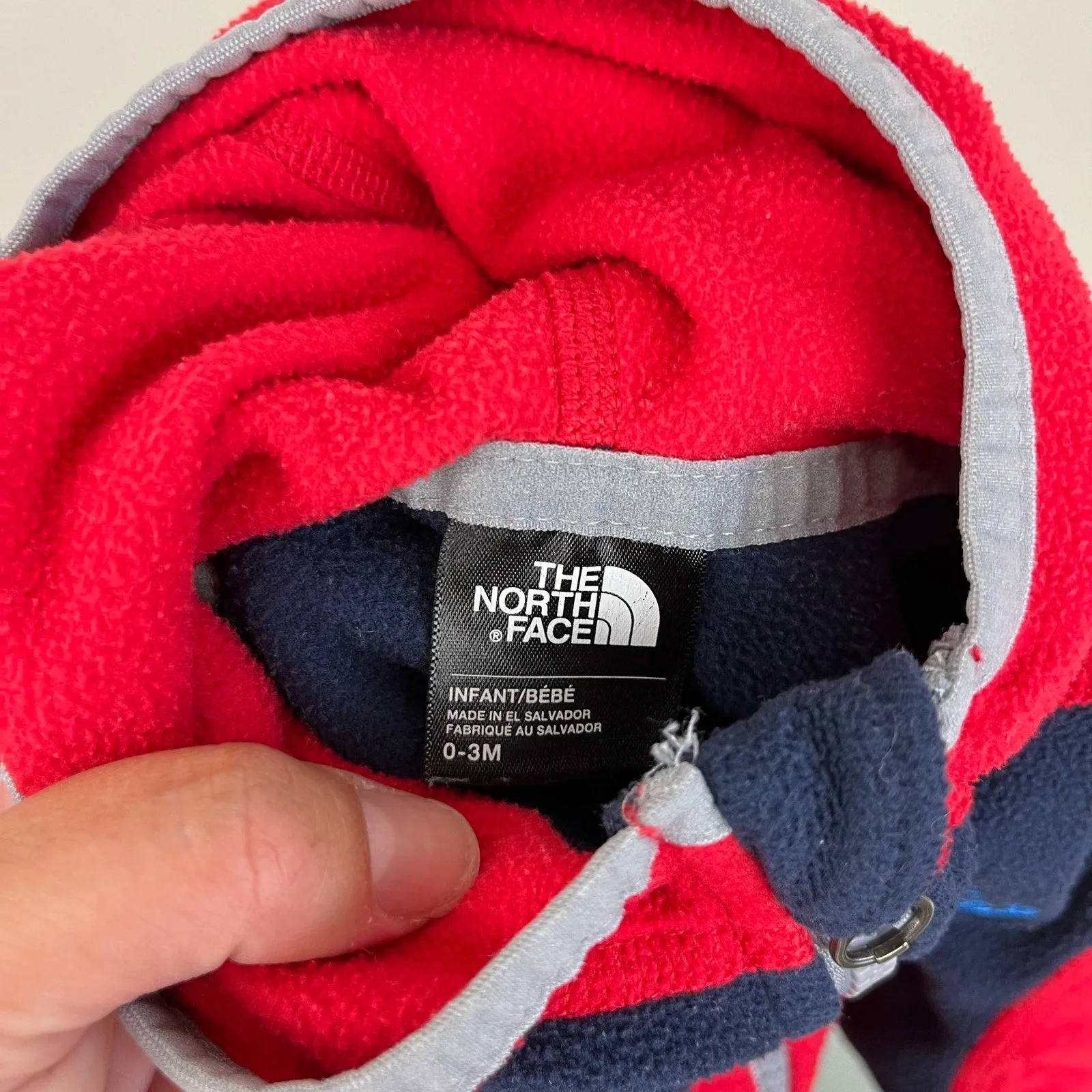 The North Face Boys Glacier Full Zip Hoodie 0-3 Months