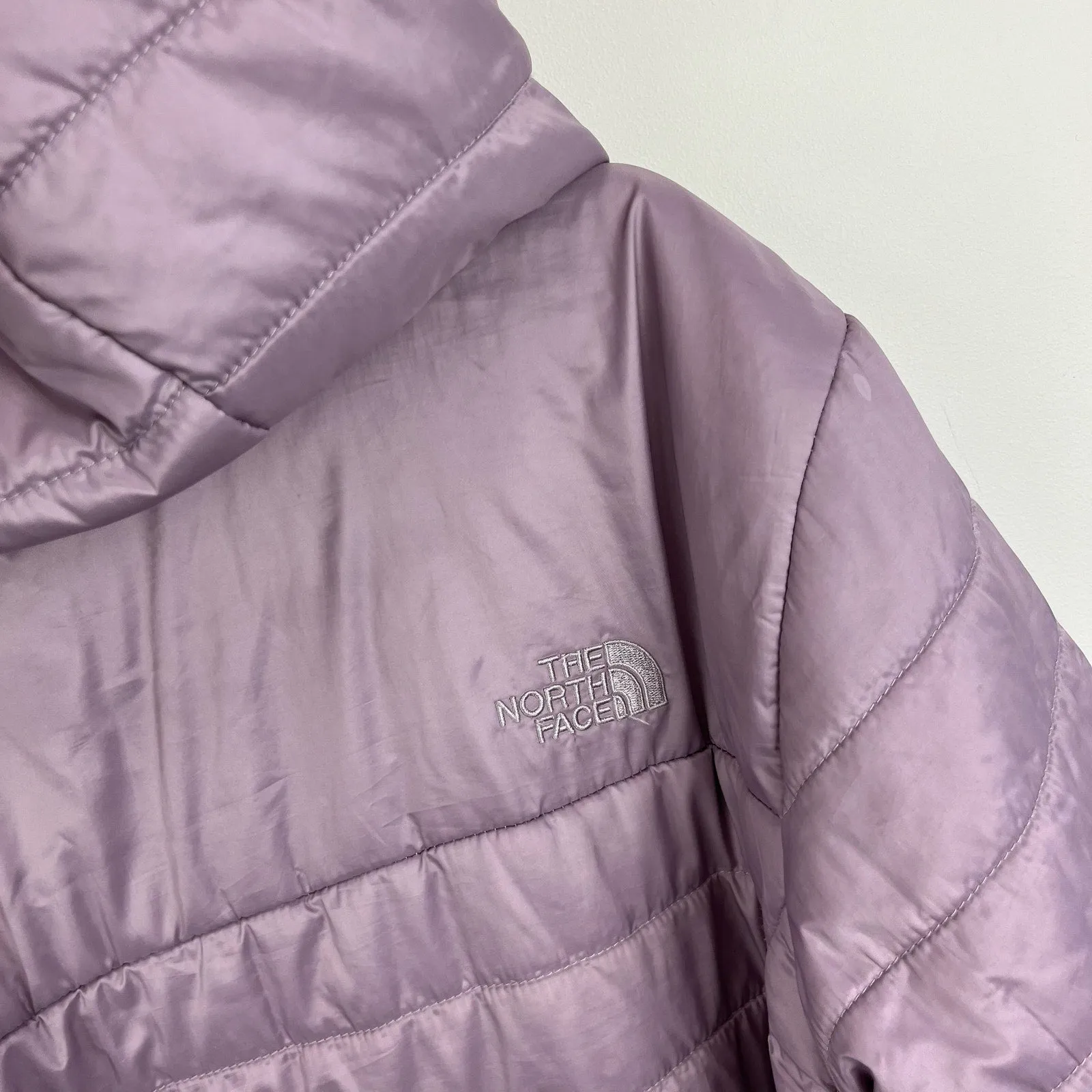 The North Face Girls Mossbud Swirl Parka Ashen Purple Girls Large 14/16