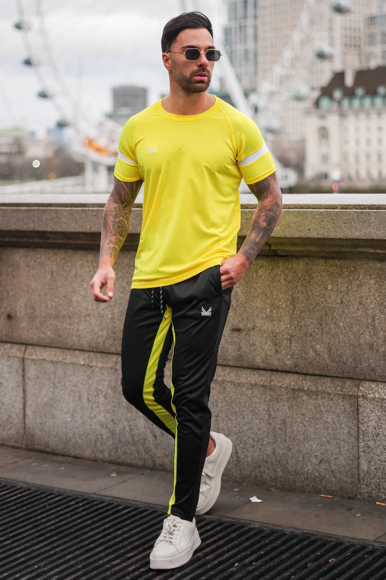 Training Quickdry Tracksuit - Yellow/Black