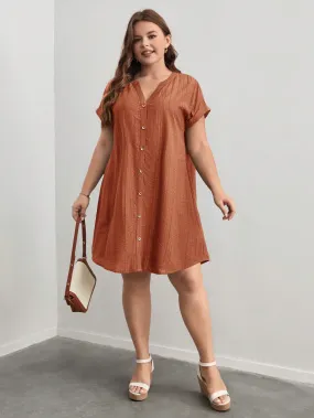 Vestido Botões Plus Size