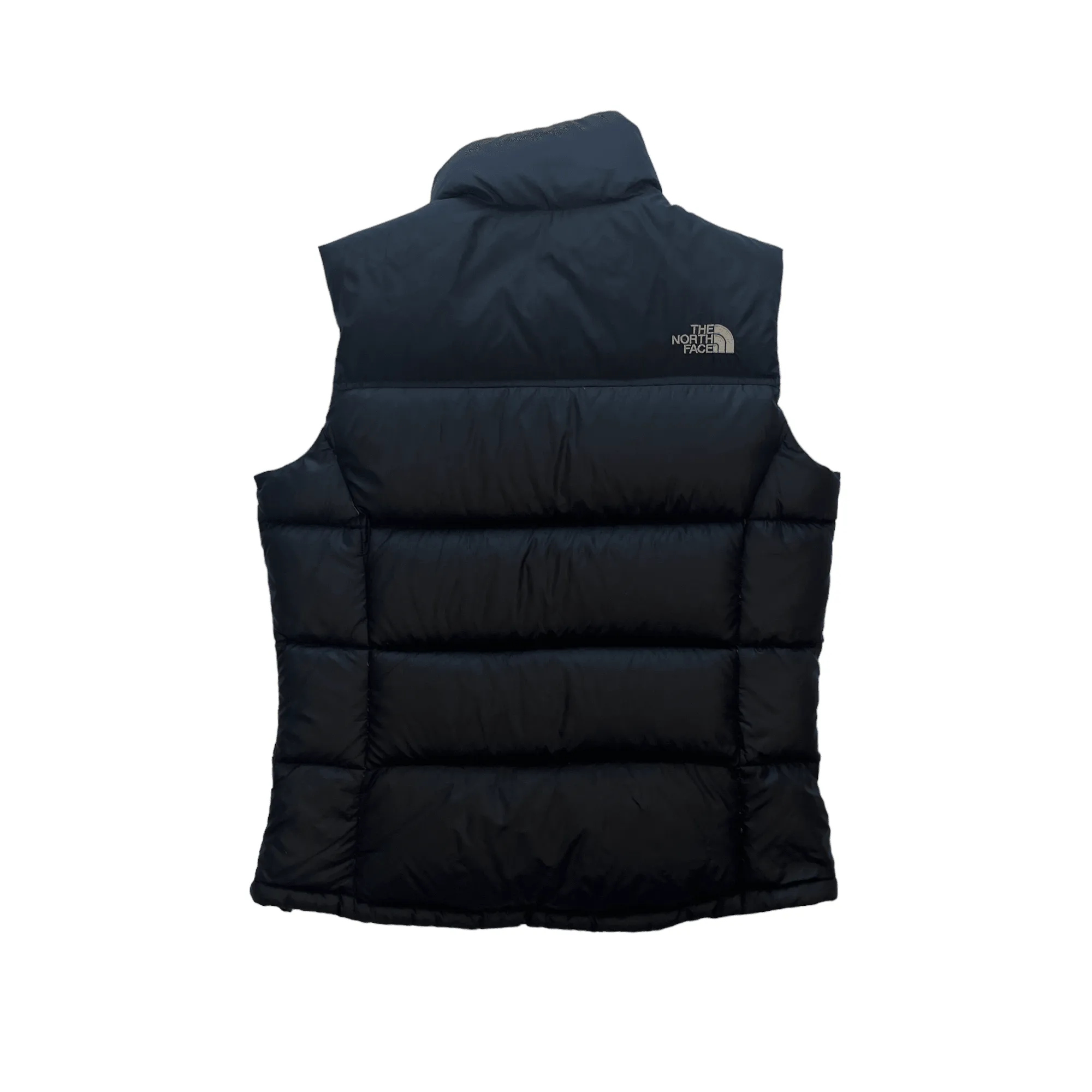 Vintage Black The North Face (TNF) Puffer Gilet - Small