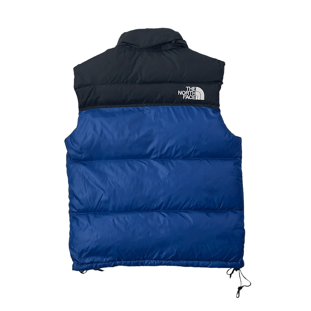 Vintage Blue   Black The North Face (TNF) 700 Puffer Gilet - Small