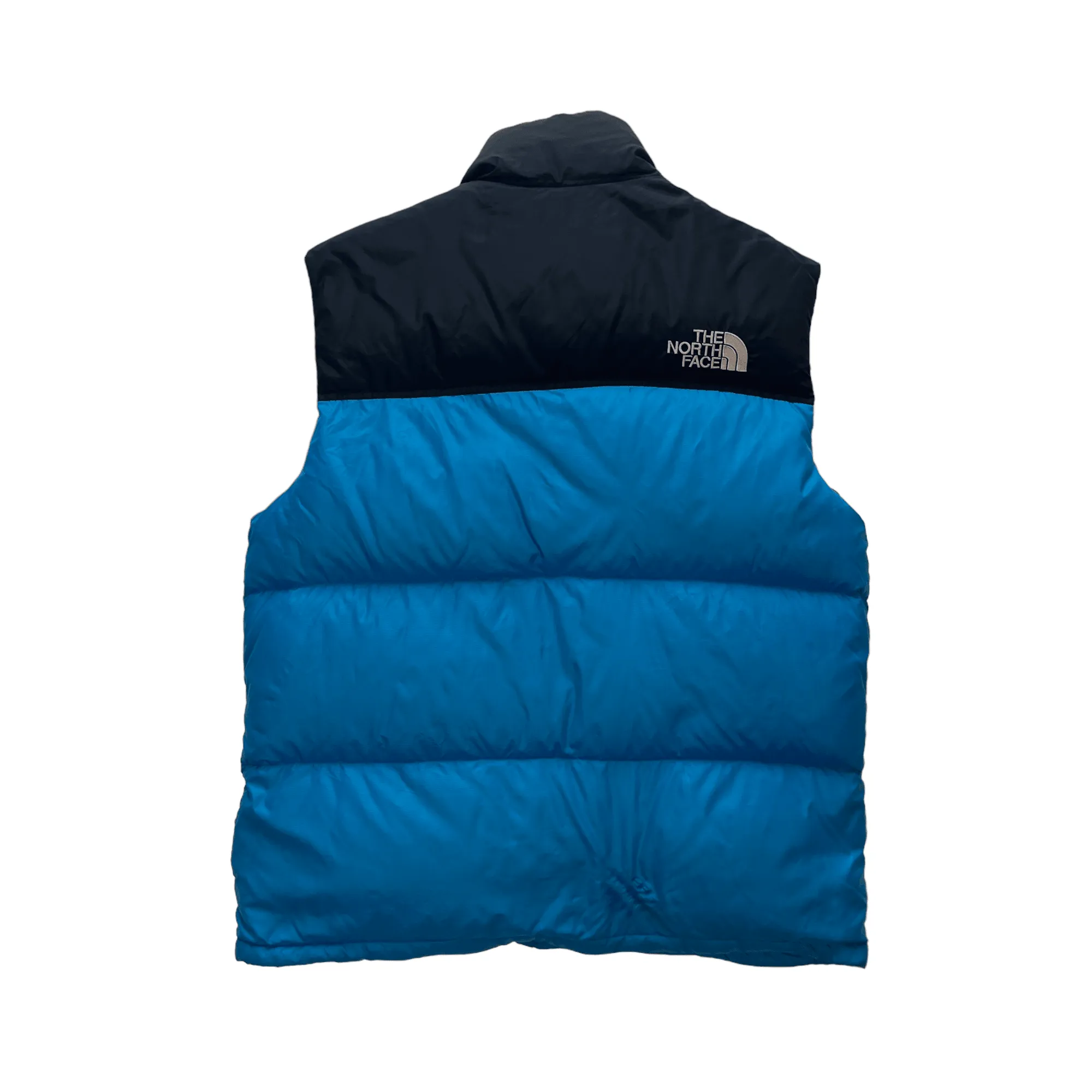 Vintage Blue   Black The North Face (TNF) Puffer Gilet - Extra Large