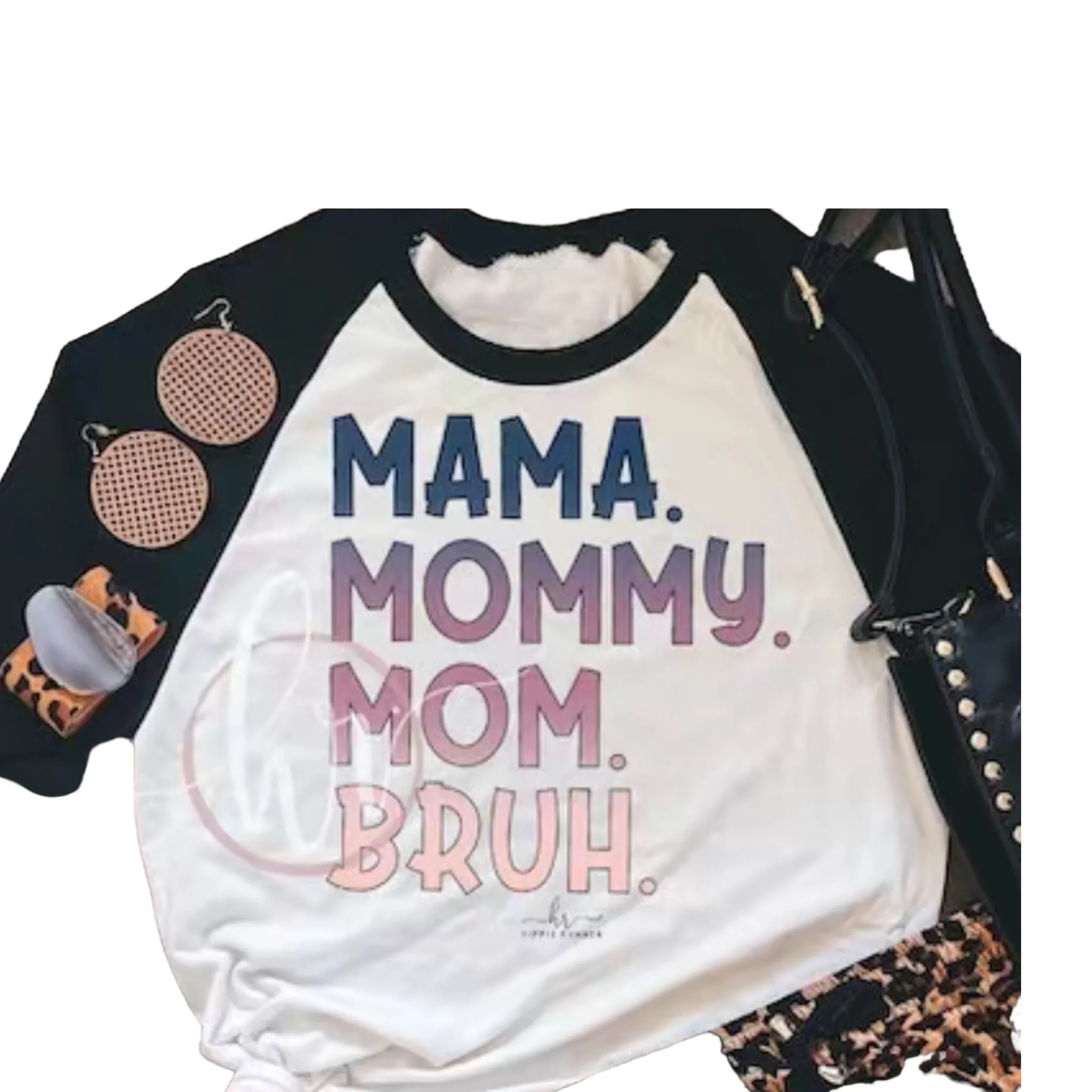 Women's Plus Size Baseball Mom or Bruh T-Shirt