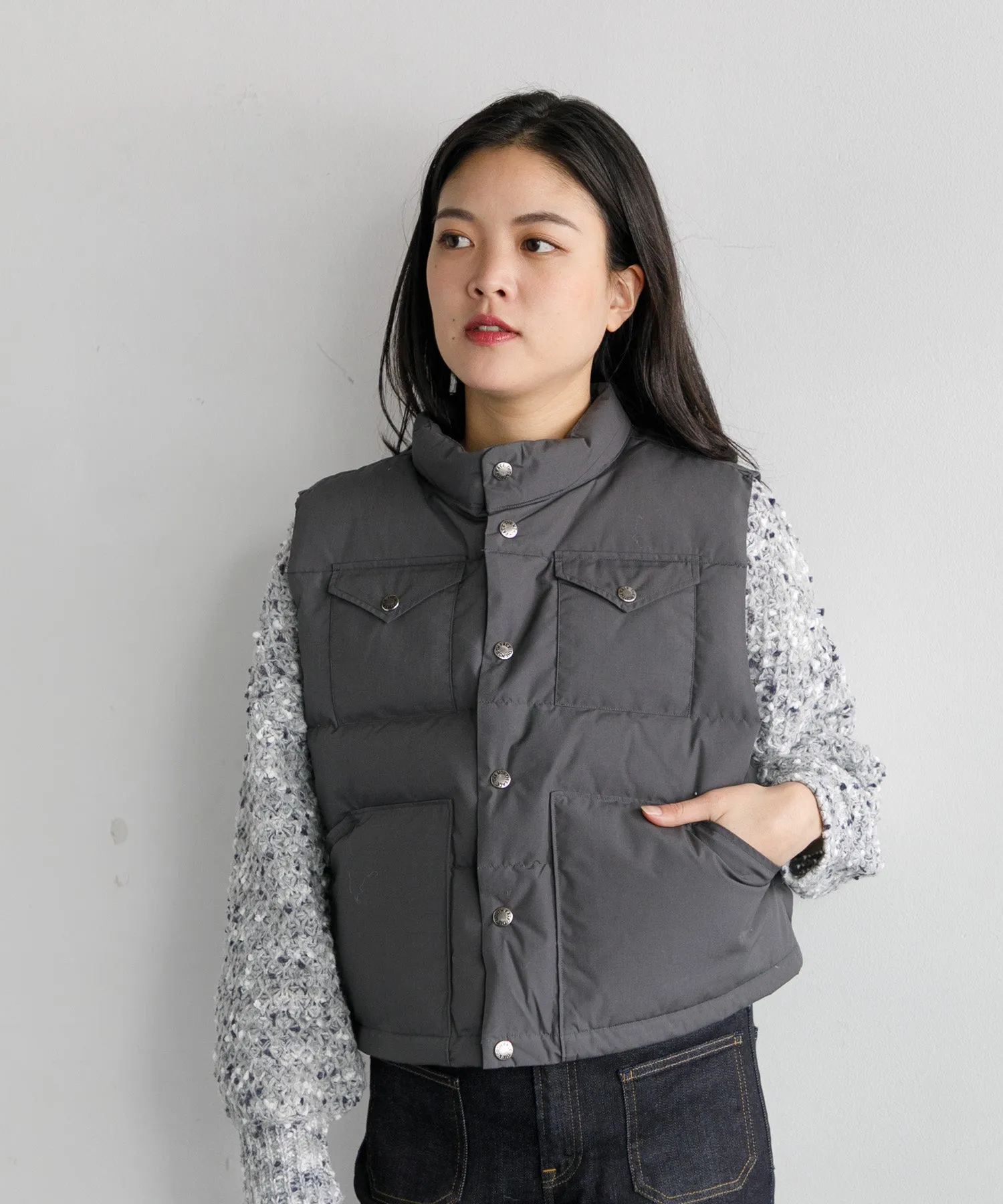 【WOMEN】THE NORTH FACE PURPLE LABEL 65/35 Short Sierra Vest