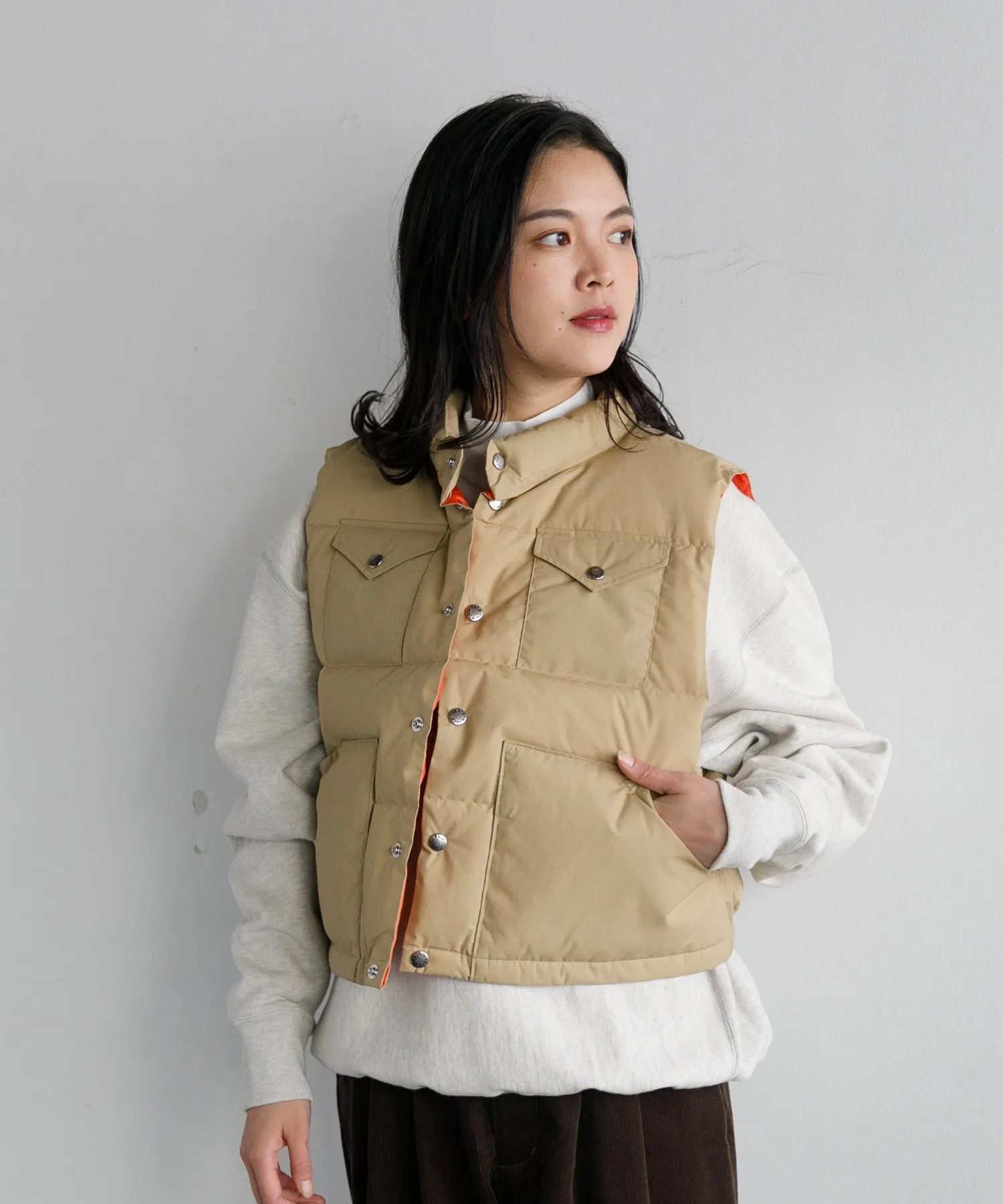 【WOMEN】THE NORTH FACE PURPLE LABEL 65/35 Short Sierra Vest